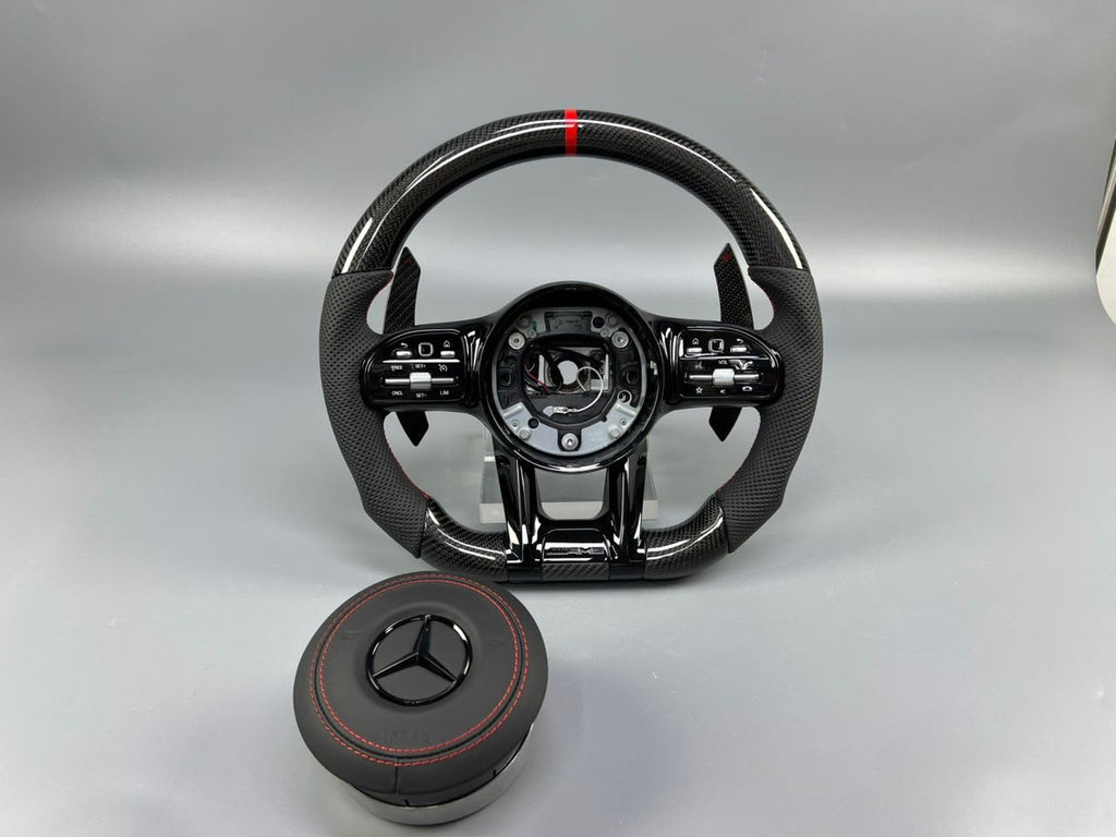P1 Mercedes-Benz C190 Carbon Fiber Steering Wheel