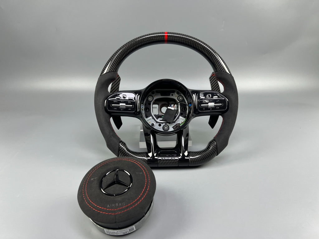 P1 Mercedes-Benz C190 Carbon Fiber Steering Wheel