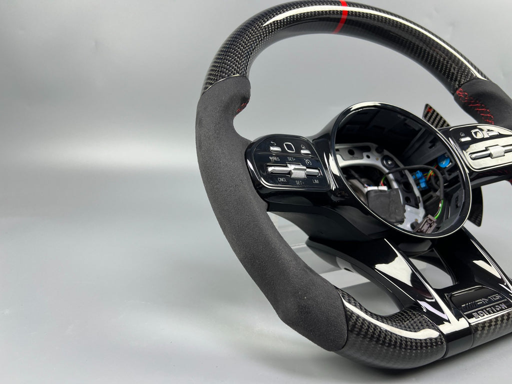 P1 Mercedes-Benz C190 Carbon Fiber Steering Wheel