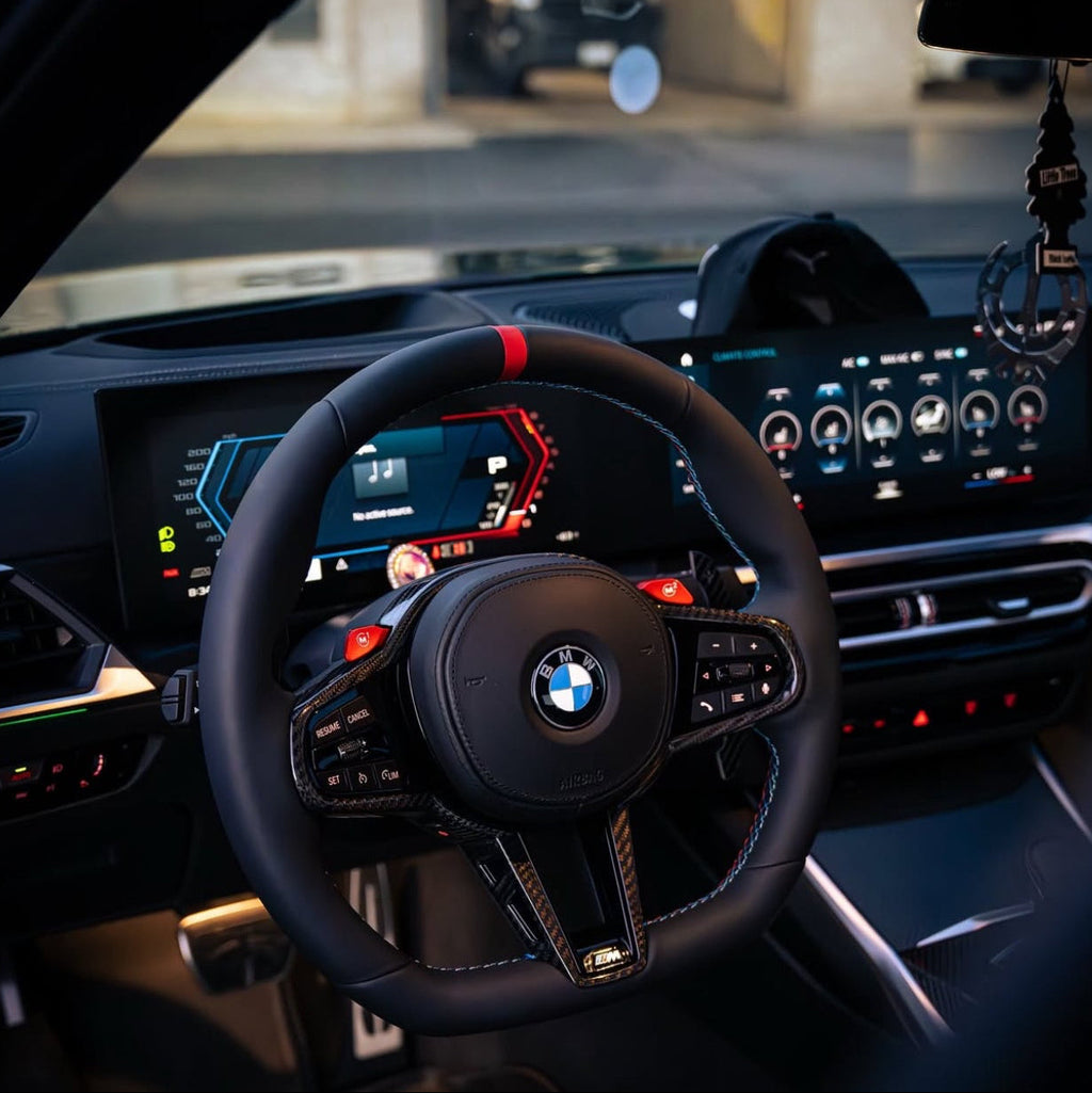 P1 BMW G8x Leather Steering Wheel