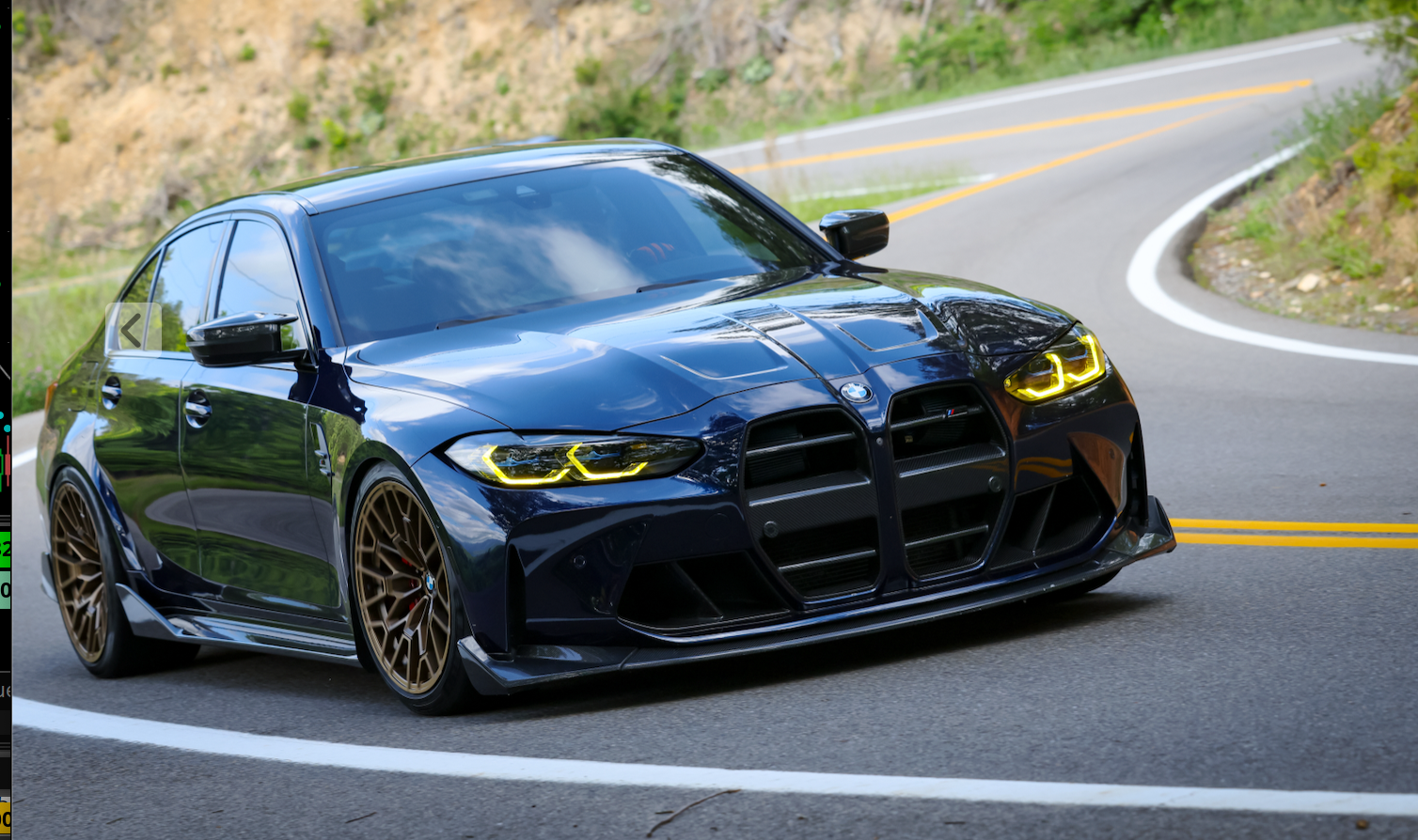 P1 BMW G8x CSL YELLOW DRL Module