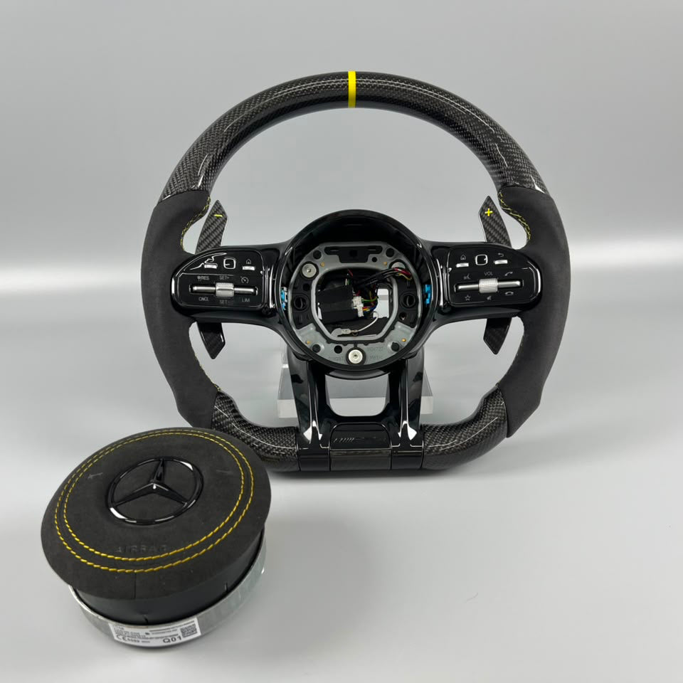 P1 Mercedes-Benz C190 Carbon Fiber Steering Wheel
