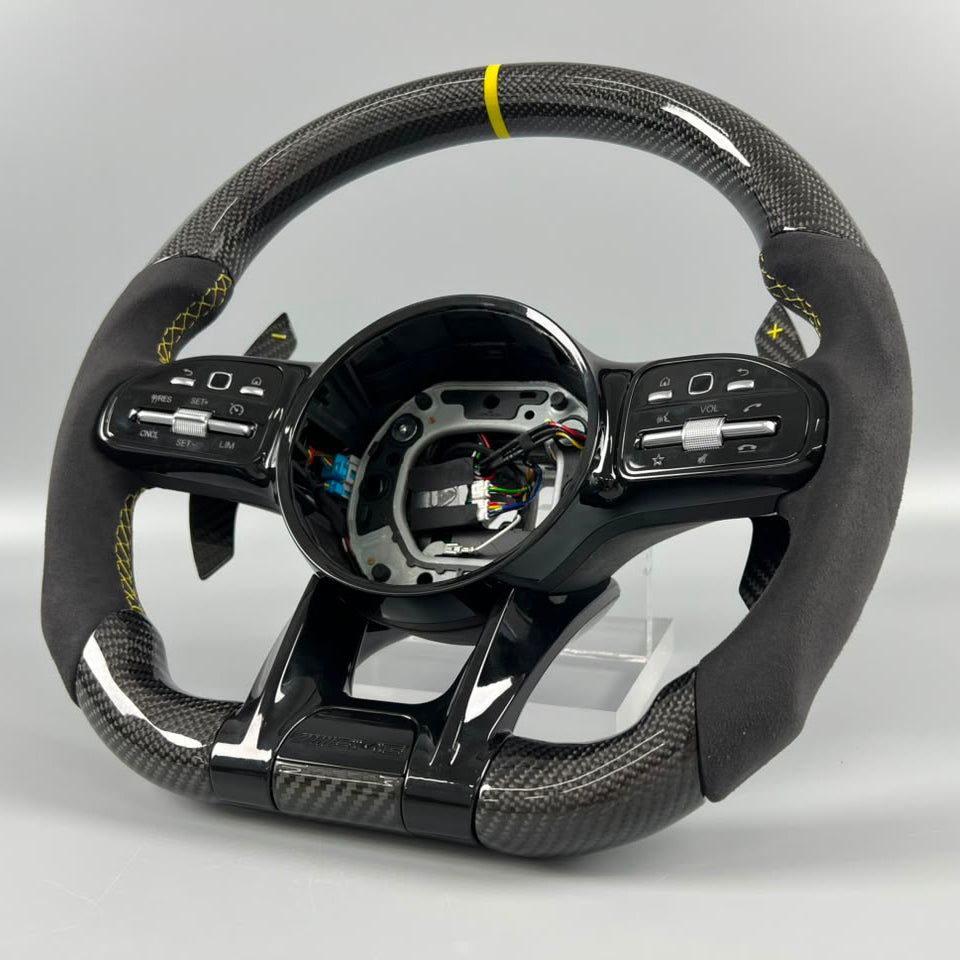 P1 Mercedes-Benz C190 Carbon Fiber Steering Wheel